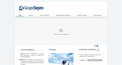 Desktop Screenshot of gruposepro.com